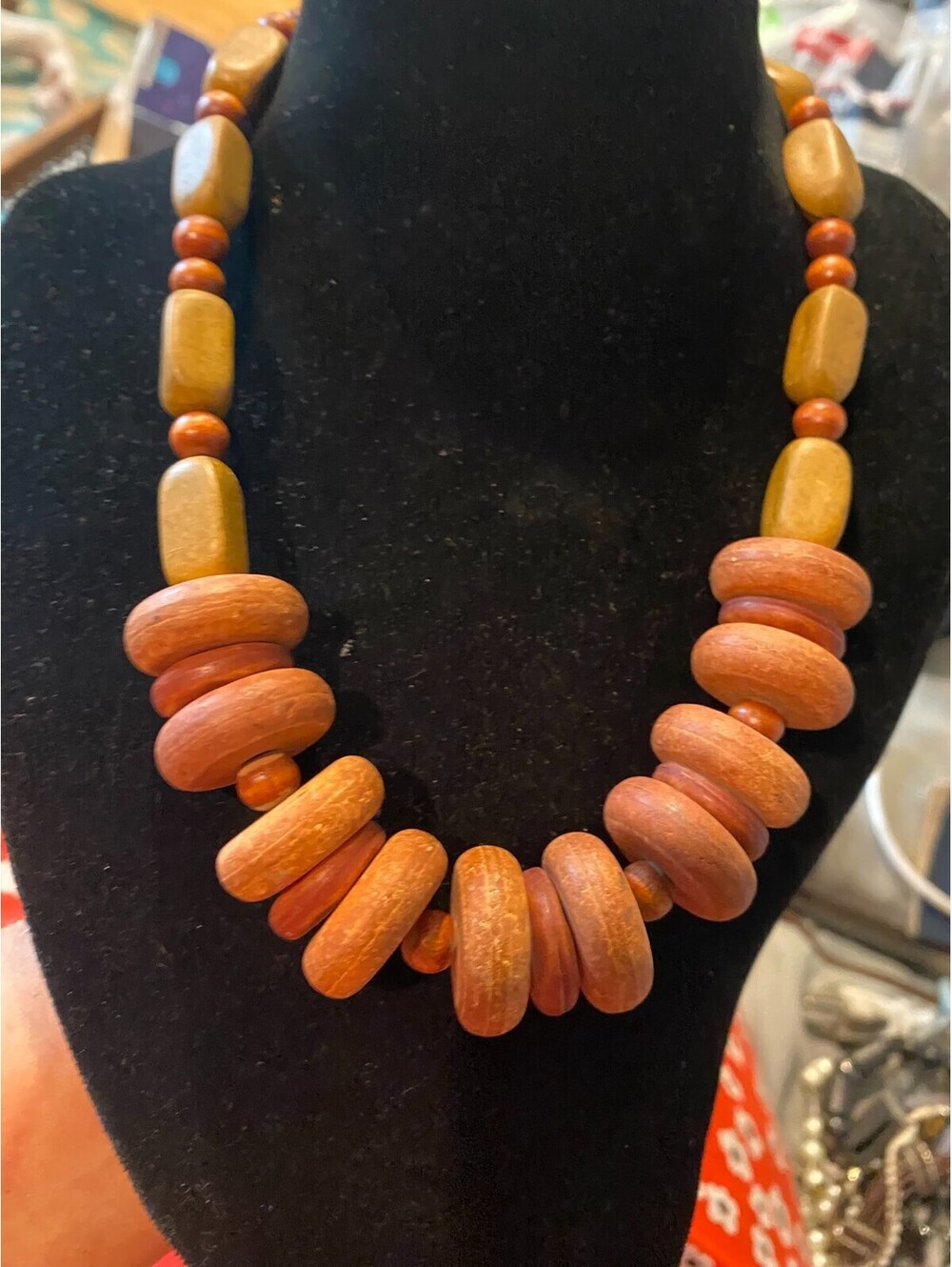 vintage boho statement necklace
